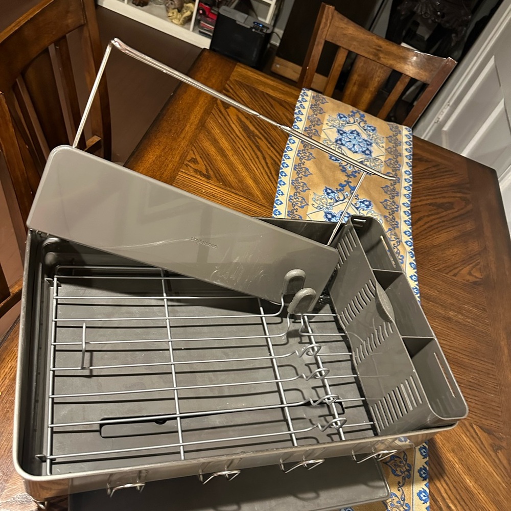 simplehuman Silver Kitchen Dish Organizer - Picture 3 of 9
